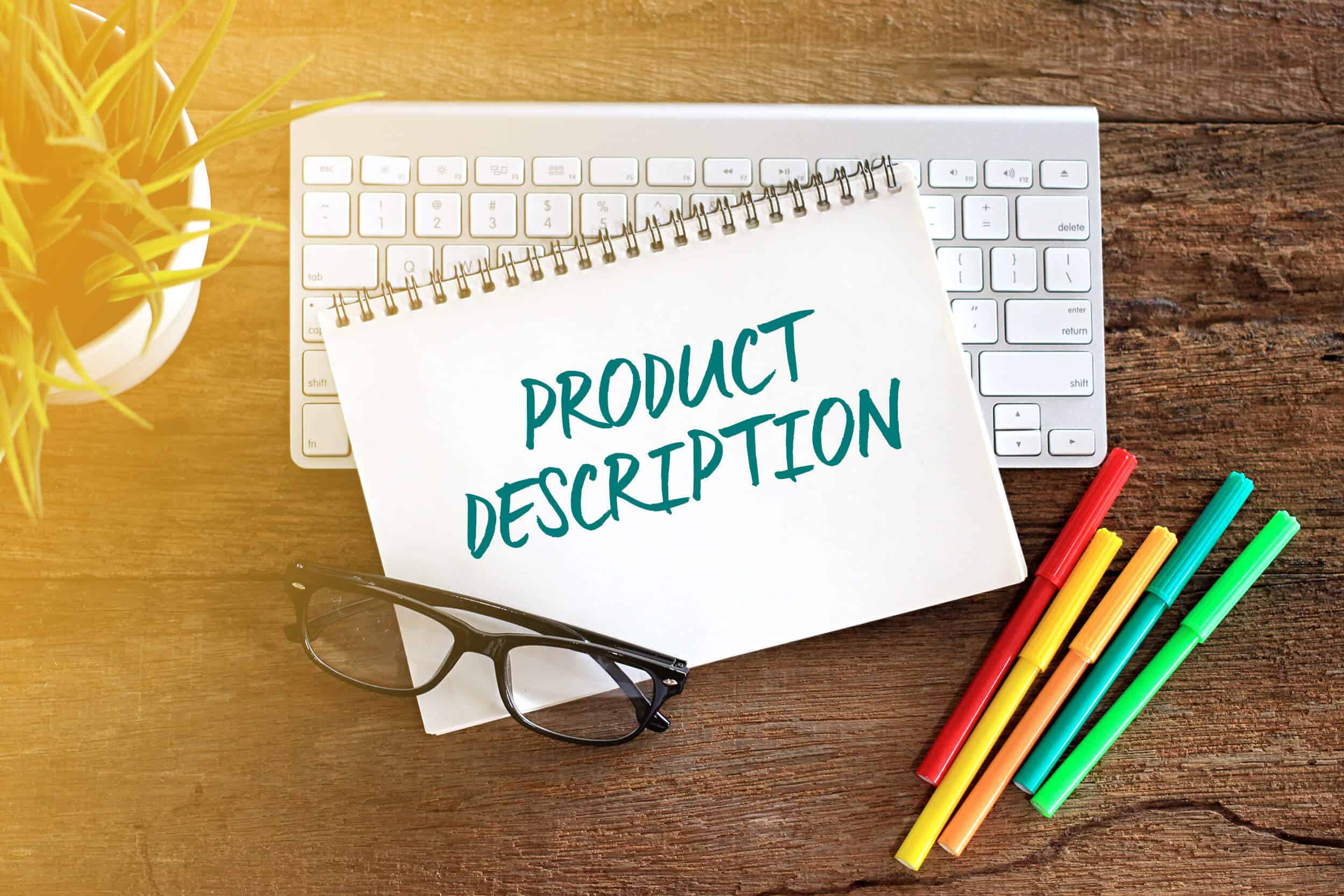 how do you write a product description in a business plan